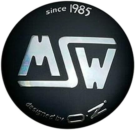 MSW од Оз од 1985 година Мат Црна Снеп во капачето на центарот на тркалата
