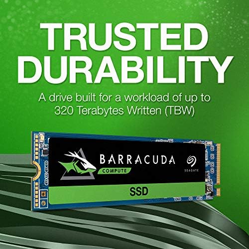 Seagate Barracuda 510 250 GB SSD Внатрешен погон на цврста состојба - PCIE NVME 3D TLC NAND за игри за игри со игри лаптоп десктоп
