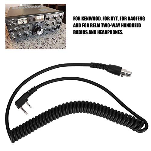 Кабел за адаптер за кабел со кабел со кабел од 5 пини до 5-пински, кабел за слушалки и адаптер, се поврзува со слушалките и двонасочен рачен