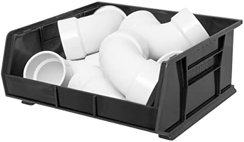 АКРО-МИЛС 30250 АКРОБИНИ Пластична корпа за складирање што виси контејнери за редење, црно,