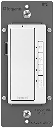 P&S Legrand Radiant 4-копчиња Дигитален рокер Switchиден прекинувач со тајмер за одбројување и P&S legrand radiant RRW600UTCCCV4 Сензор за