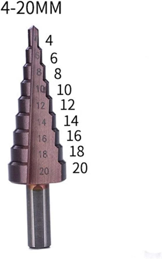 Челични дупки за вежбање чекори за обработка на дрво за вежбање Кобалт чекори за вежбање 4-12/4-20/4-32 mm Алатка за напојување