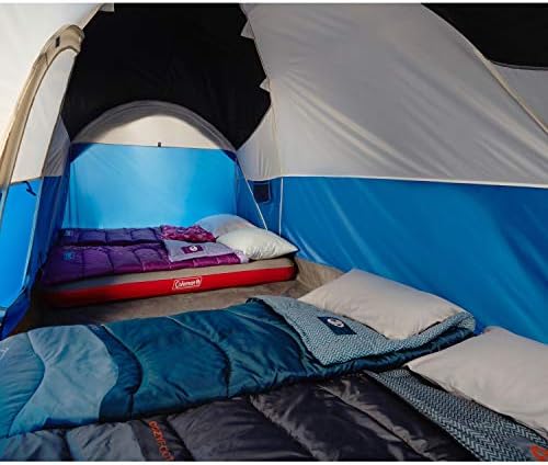 Шатор за кампување на Колман | 8 лице шатор на кабината на Монтана со врата со шарки
