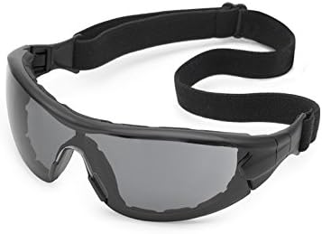 Безбедност на портата SWAP 2-во-1 безбедносна пена поставена поликарбонат леќи Безбедносни очила/очила