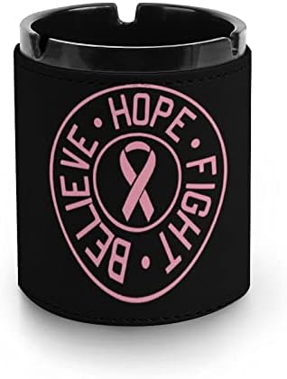 Верувајте надеж борба за рак на дојка од пепелник за цигари за пушење цигари, модерни таблети за таблети за пепел