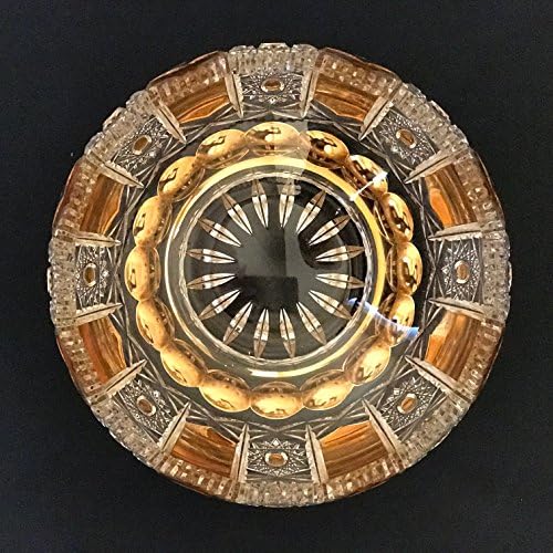 Родиум кристал рачно изработен сад со позлатена злато
