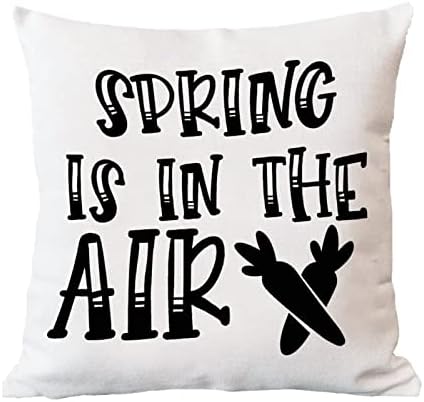 Пролетта е во воздухот за фрлање перници за перници на Велигден, велејќи ги перниците за фрлање здраво пролет среќен велигденски ден