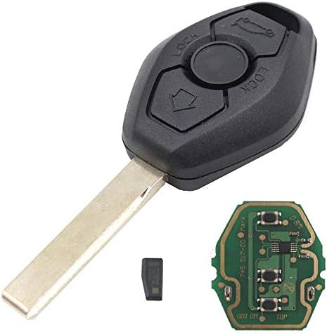 Замена на FOB за влез на клуч за влез на клучеви за влез во клуч, 315MHz 433MHz ID44 чип за BMW X3 X5 Z3 Z4 1 3 5 7 Серија HU92 Blade
