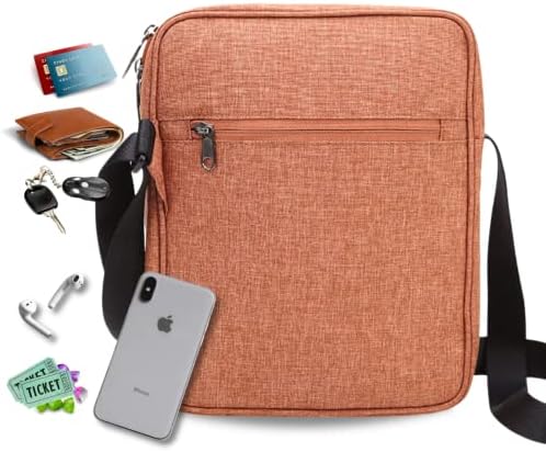 SimpleCarry Universal Table Sling Tote за 10-инчен таблет/торба за рамо на iPad, носење кутија за електронски додатоци-торба за месинџер