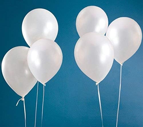 100 парчиња Балони Бел Латекс-10 Бели Балони - Хелиум Бели Балони За Свадба Роденден Фестивал Новогодишни Украси
