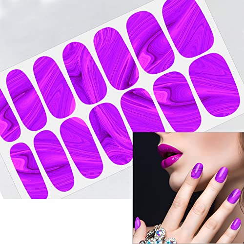 Wookoto 20 листови мермерни нокти обвивки за жени розови градиентски нокти полски ленти со целосни налепници за нокти обвивки 280 совети гел ленти за нокти налепници