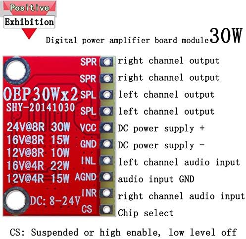 Табла за засилувач на дигитална моќност Comimark OEP30WX2 Аудио Модул ДИГИТАЛНА МОДЕЛНА МОДУЛЕНТИ Заменете го TDA8932