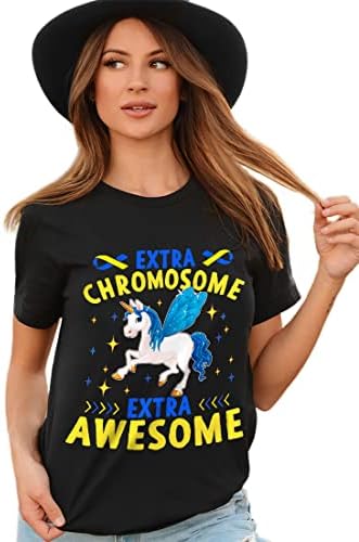 Еднорог Даунов синдром на синдром кошули Екстра хромозом Екстра за прекрасна кошула Даун синдром Подароци за деца момчиња девојки
