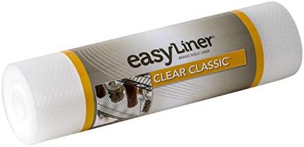 Патка бренд Clear Classic Easy Leger Sholf Leller, не-лепете, чиста, 24 инчи x 10 стапки и чиста класична лесна лагерна полица, не-лепило, чиста, 12 инчи x 20 стапки