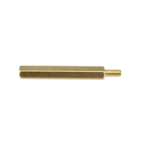 Crapyt Meal-Female M3 × 30+6mm Hex Standoft Spacer Spacer Spacer Spacer Brass Class Cylinder 20 парчиња H59 месинг