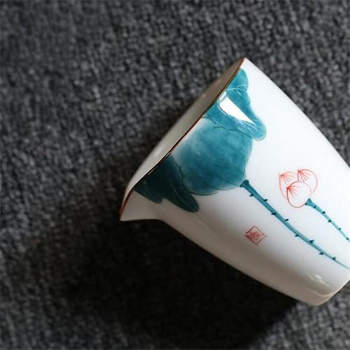 Paynan Lotus hand насликан чаи керамички чај кунг фу чај постави саеми отпорни на топлина