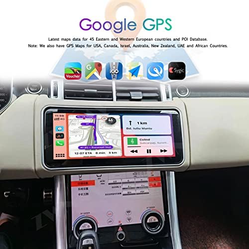 ЦВНАВ 12.3 инчен Андроид 12 Автомобил Стерео За За Земјиште Rangeер Опсег Rangeер Спорт L494 Vouge L405 SE 2010-, плус воздух Панел, Автомобил GPS Навигација Главата Единица, Bluetooth, Carplay,