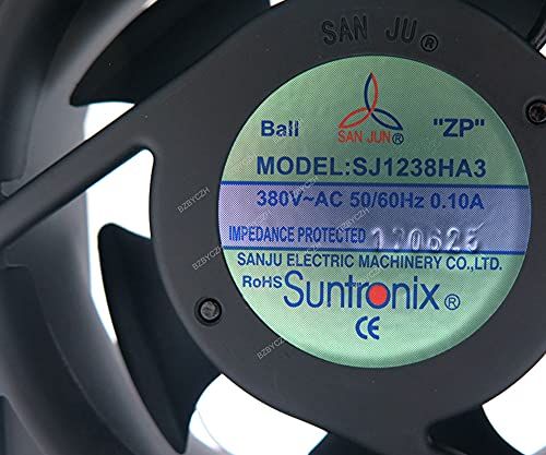 BZBYCZH компатибилен за Sanjun Suntronix SJ1238HA3 AC 380V Вентилатор на вентилаторот на вентилаторот со аксијален проток на вентилатор со 2