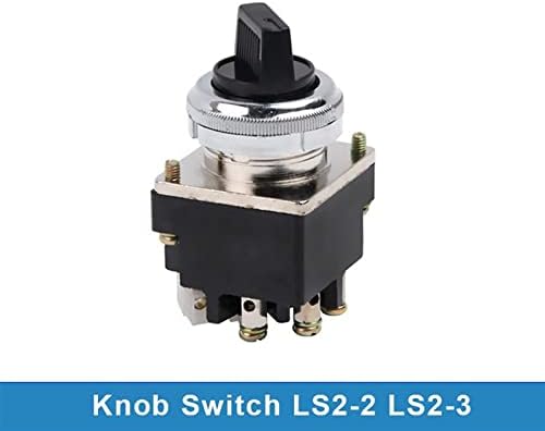 HALONE 1PCS 30 mm Master Switch LS2-2 LS2-3 CLANB SWITCH JOYSTICK CONTROLERS CONTROLERS ROTARY SECOTION SWITCH 2/3 GEARS 380VAC 10A