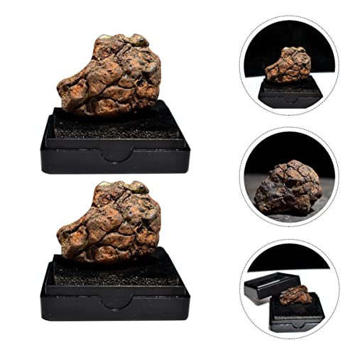 Балуу Месечината декор Месечина Декор Месечина Декор 4 парчиња метеорит примерок вистински метеорит карпа вистински вселенски карпест