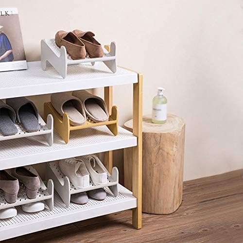 Tazsjg Stackable Shape Storage Rack Nordic Simple Simple Shoe Rack Home Plastic Coubball Cabinat
