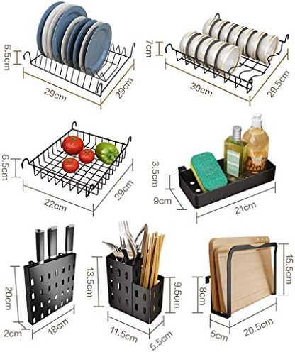 Мијалници Dmuniz, решетката за кујнски садови, 201 кујна од не'рѓосувачки челик двојно мијалник за мијалник и решетката за складирање