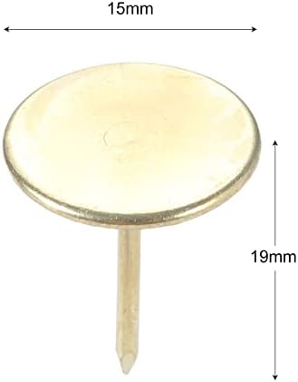 10 парчиња антички бронзени/златни метални тапацирци за нокти за накит тапан софа декоративни таки за столчиња за прицврстувачи на столче
