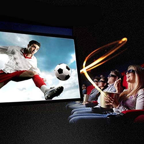 ZLXDP мек преклопување 16: 9 84 100 120 120 инчи проектор екран со влакна од платно завеса за проекторски филм домашен театар на отворено