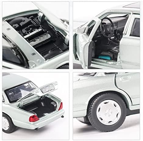 Скала модел на автомобили за јагуар XJ6 модел на автомобили легура диекаст автомобил 6 врати отворени со звук лесен метален материјал