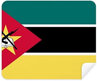 Мозамбикенационално Знаме Африка Земја Чистење На Крпа За Чистење Екран 2 парчиња Велур Ткаенина