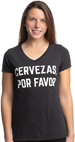 Cervezas, POR FavaR | Смешна шпанска забава велејќи графичка маица за одмор во Мексико за мажи