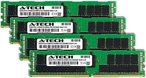 A -Tech 128 GB Memory Memory RAM меморија за HPE Apollo 6000 - DDR4 2133MHz PC4-17000 ECC регистриран RDIMM 2RX4 1.2V - сервер