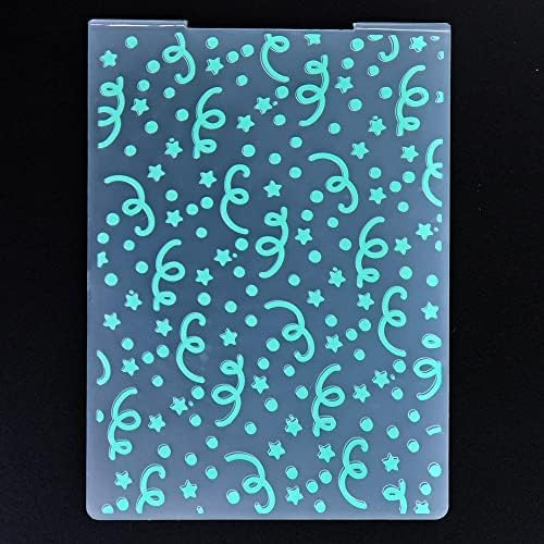 Kwellam Star Dots Пластични папки за втиснување за правење картички за правење книги и други занаети со хартија 22051852