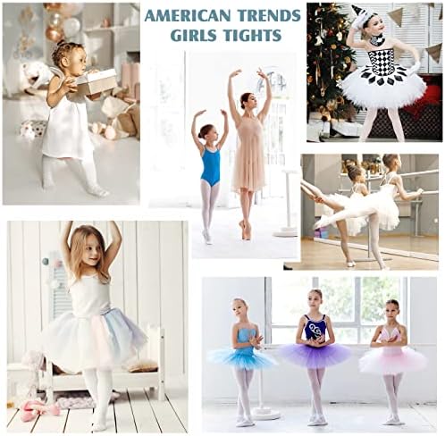 Американски трендови балетски хулахопки за девојчиња дете танцуваат тесни нозе за деца хеланки бебе еластично порибување за девојки