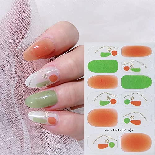 Комплетна обвивка за нокти обвивки водоотпорни сјајни лепила за нокти, жени, жени за лепење на само-лепенка за салони за нокти, маникир, корејски