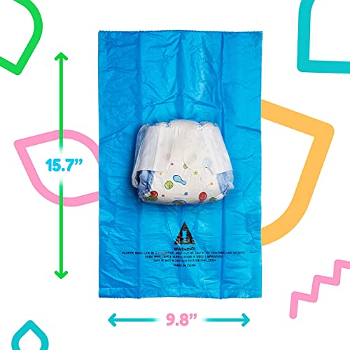 Алатка За Бебешка Подлога За Менување Пелени Х - Голема Водоотпорна Подлога И Диспензерот За Торби За Пелени со 105 Кеси За Отпад