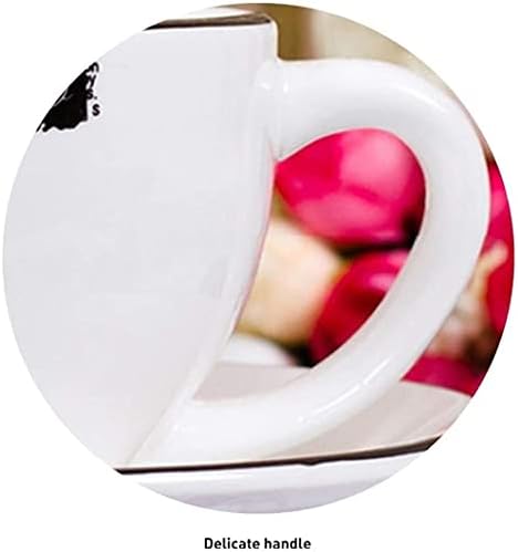 ЛИАНКСИАО-Комплети За Чај Керамичка Шолја За Кафе За Домаќинство Јадење Со Чај Вода 6 Парче Комплет Креативни Чајници Керамичка Шолја За Кафе И