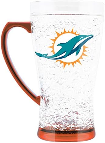 NFL Miami Dolphins 16oz кристален замрзнувач запален кригла
