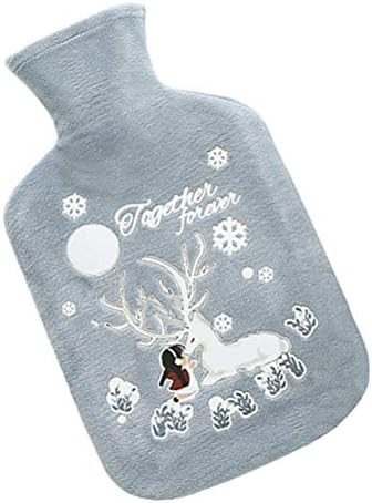 Божиќни украси на Галпада 1 парчиња силиконска торба со топла вода топла и ладна двојна употреба со топла вода шише за потоплите на