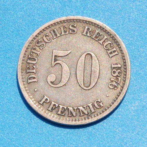 1876 Де Монета Пфениг Многу Добар