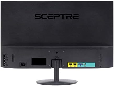 Sceptre E275W - 1920 27 FHD 1080p 75Hz Монитор HDMI VGA Вградување Звучници, Метал Црна