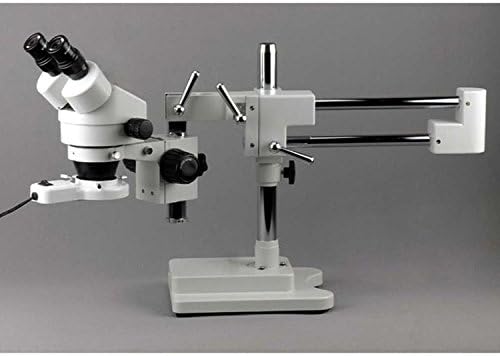 Amscope SM-4BZ-FRL Професионален Бинокуларен Микроскоп За Стерео Зумирање, Wh10x Окулари, 3,5 X-90X Зголемување, 0,7 X-4,5 X Зум