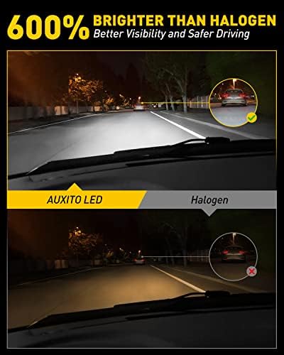 AUXITO H13/9008 LED Светилки 1156 LED Сијалица Килибар Жолта