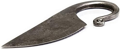 Оригинален подарок на Тофернер, убав производ - келтски џеб нож, рачен фалсификуван нож.