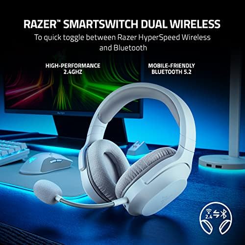 Razer Баракуда X Безжични Игри &засилувач; Мобилни Слушалки: 2022 Модел &засилувач; Viper V2 Pro Хиперспеед Безжичен Гејмерски Глушец: 59g