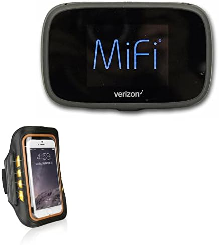 Case Boxwave Case компатибилен со Verizon Jetpack Mifi 7730L - Jogbrite Sports Armband, висока видлива светлина за безбедност