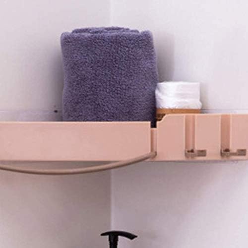 Wxxgy полица за бања тоалет тоалет суета триаголник за складирање на пешкири бесплатно удирање wallид што виси бања