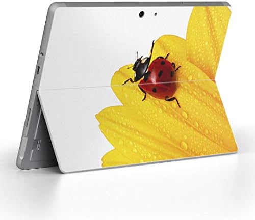 Декларална покривка на igsticker за Microsoft Surface Go/Go 2 Ultra Thin Protective Tode Skins Skins 001580 Flower Ladybird Petal