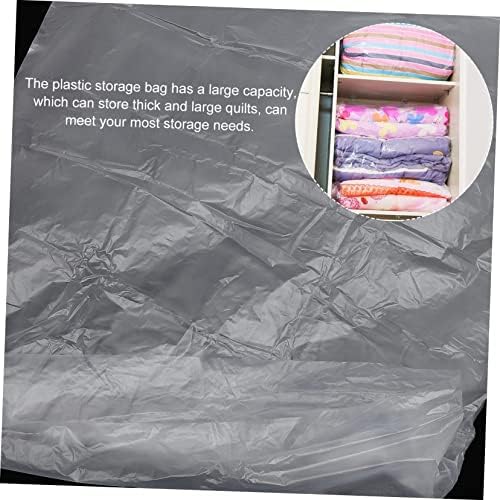 Зеродеко 25 Парчиња Транспарентна Торба За Складирање Пластична Подвижна Кеса Транспарентна