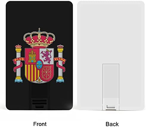 Шпанија Логото USB Флеш Диск Кредитна Картичка ДИЗАЈН USB Флеш Диск Персоналните Меморија Стап Клуч 64G